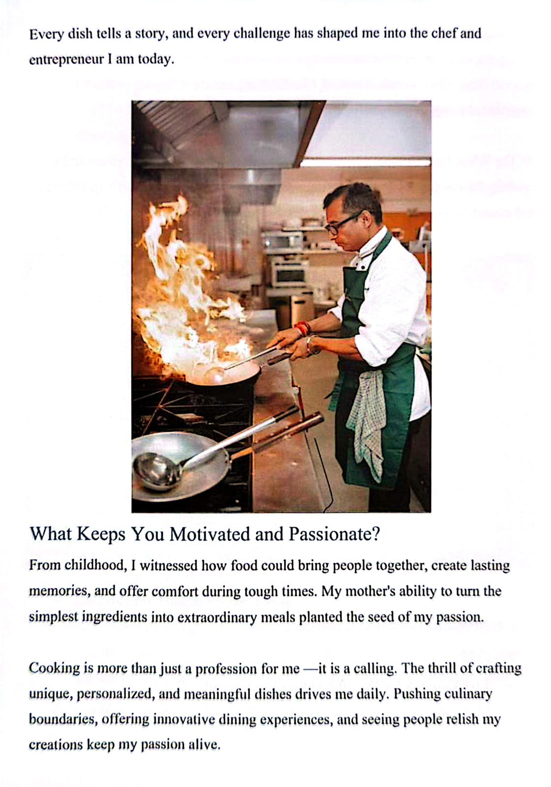 Successful Minds feature spread featuring Chef Nand
