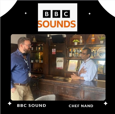 Press coverage screenshot featuring Chef Nand